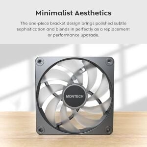 GF120 V2 Argb Pwm 120MM Kasa Fanı – 3’lü Set, Yüksek Hava Akışı, Hidrolik Rulman, Sessiz Performans, Canlı Argb Aydınlatma, 6×6 Fan Hub Dahil, Siyah
