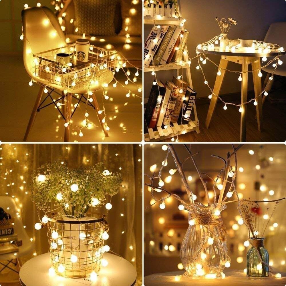 Dekoratif LED Işık Dizeleri (Ampul Top)