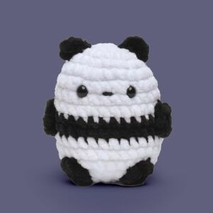Panda Amigurumi Tığ Kiti Örgü Seti