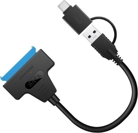 A4204 2in1 USB 3.0 Type-C To 2.5 Inç Sata HDD SSD Çevirici Dönüştürücü