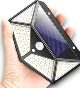 Sensörlü Güneş Enerjili Duvar Lambası