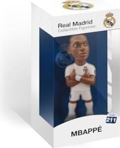 Mınıx Koleksiyon Figürü MN18451 Mbappé, Real Madrid, Koleksiyon Parçası, 12 Cm, Çocuklar ve Yetişkinler Için Hediye Fikri