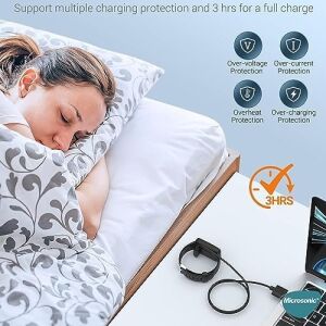 Xiaomi Smart Band 8 Manyetik USB Şarj Kablosu Siyah