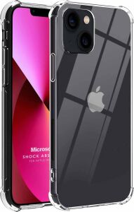 Apple iPhone 13 Için Kılıf Shock Absorbing Şeffaf [iphone 13 ile Uyumlu Kılıf - Şeffaf]