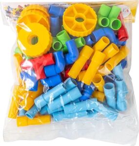 King Kids Tekerlekli Boru  72 Parça - Pe 7190
