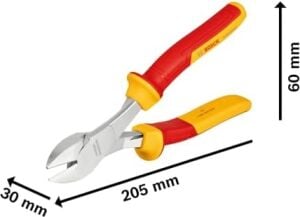 Professional Vde Ağır Hizmet Yan Keski 200MM (1x Ağır Hizmet Yan Keski 200MM)