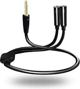 SL-302MS 3,5mm Splitter Mikrofon Speaker Kablosu