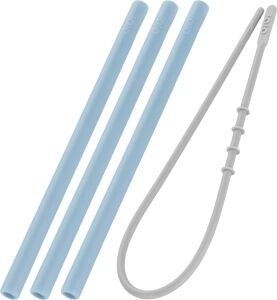 Hüp Silikon Pipet 3 Lü & Tem.fırçası - Mineral Blue