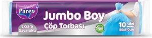 Ekstra Dayanıklı Çöp Torbası Jumbo Boy 10'lu
