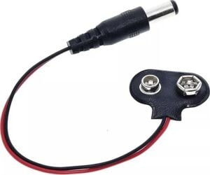 3 Adet - 9 Volt 2.1 mm Jacklı Pil Başlığı, Adaptör Dönüştürücü Bağlantı Kablosu, Jack Battery Connector, (IC-232A)