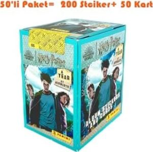 Panini Harry Potter Hogwarts'ta 1 Yıl Sticker Seti 50'li Paket (200 Sticker + 50 Kart) Koleksiyonculara Özel Oyuncak