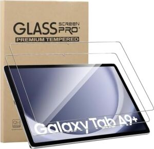 Galaxy Tab A11+/A11 Plus/tab A9+/tab A9 Plus Için Ekran Koruyucu, 2'li Paket Hd Temperli Cam Ekran Koruyucu Kapak Hd Şeffaf Yüksek Sertlik Çizilmez Parmak Izi Önleyici Ekran Filmi