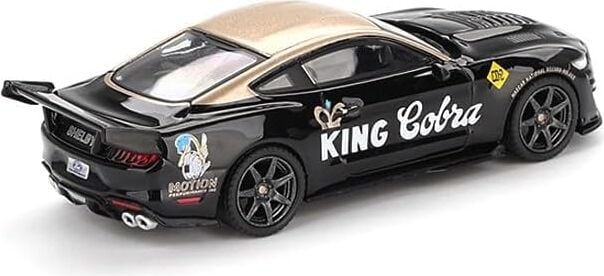 Truescale Miniatures Mini Gt MGT01130-L - Shelby GT500 Dragon Snake Black & Gold 2020 - Ölçek 1/64 - Minyatür Araba