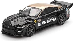 Truescale Miniatures Mini Gt MGT01130-L - Shelby GT500 Dragon Snake Black & Gold 2020 - Ölçek 1/64 - Minyatür Araba