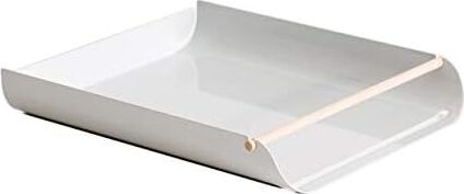 U Brands Metal Kağıt Tepsisi, Mektup Boyutu, Masaüstü Aksesuarı, Ark Koleksiyonu, Gri, 3548A02-06