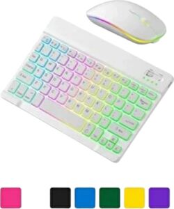 Kablosuz Aydınlatmalı Klavye Mouse Seti Türkçe Q Tuş Dizilimi