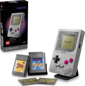 Game Boy 72046 – Yetişkin Nintendo Hayranları Için Gerçeğe Yakın Taşınabilir Oyun Konsolu Replikası, Koleksiyonluk ve Yaratıcı Model Yapım Seti, Dekoratif Hediye Fikri (421 Parça)