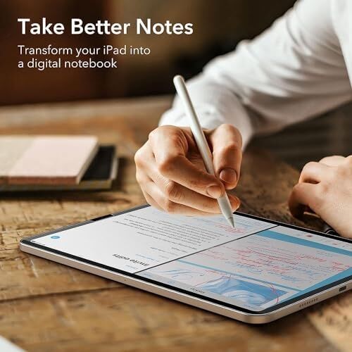 Kağıt Hissi Mıknatıslı Çıkarılabilir 10.2 Ekran Koruyucu Pro 13 2024 Mat Ekran Koruyucu Çizim ve Yazma Ince Nano Air 4-5 10.9 Ekran Koruyucu Paper Hissi (Ipad 10.2 Paper)
