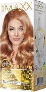 Premıum Yarı Kit Set Saç Boyası 8.73 Altın Karamel