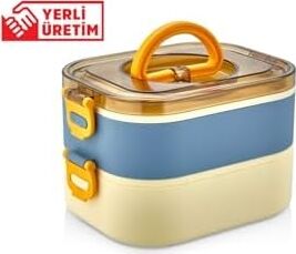 Yeni Nesil Sefer Tası Lunch Box Beslenme Kabı Paslanmaz Çelik 1300 ml