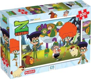 Z-Takımı  200 Parça 33X48CM Çocuk Puzzle Yapboz