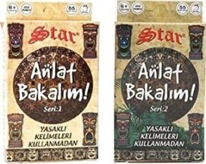 2star Star Anlat Bakalım Kartları Kelime Oyunu Seri:1 ve 2-2'li Set