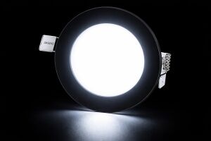 1 Adet Cata Ct 5125 Sıva Altı 6W Siyah Kasa LED Spot 6400K Beyaz Işık