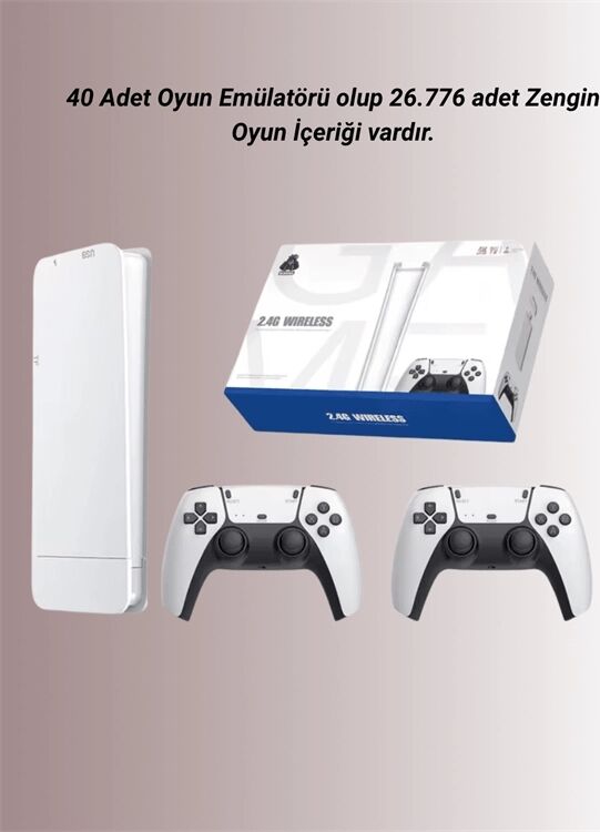 M15 Retro Konsol – 20.000 Oyunlu, Çift Gamepadli, 4K HDMI