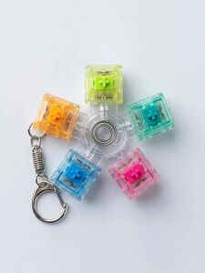 Mekanik Switch Klavye Stres Çarkı - Renkli Tuşlu Fidget Oyuncak