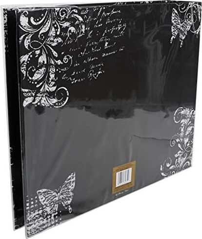 Photo Albums Fotoğraf Albümleri T-12CHLK/R 3 Halkalı Baskılı Kara Tahta Tasarım Cilt Hatırla Albümü, 30,48 x 30,48 Cm, 30,48 x 30,48 cm