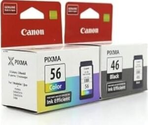 Pg-46 Renkli + cl 56 Siyah 2li Kartuş Seti