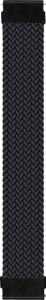 Watch 4 Pro Için Kordon, (Medium Size, 155MM) Braided Solo Loop Band Siyah