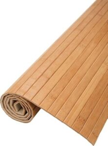 Kaydırmaz Tabanlı Bambu Banyo Paspası – 70X45 cm Doğal Ahşap Bambu Mat, Suya Dayanıklı, Kaymaz Paspas, Dekoratif ve Hijyenik Zemin Kaplama