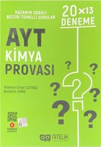 Ayt Kimya Provası 20X13 Deneme Nitelik Yayınları