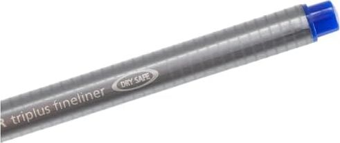 3343 Triplus Fineliner Keçeli Kalem, 0.3 mm Uç, Su Bazlı Mürekkep, Mavi