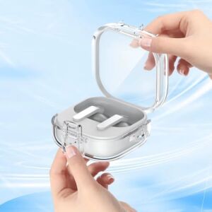 Galaxy Buds 4 / Buds 4 Pro Uyumlu Şeffaf Premium Kulaklık Kılıfı – Güvenlik Kilidi Mekanizmalı, Darbe Emici Tpu Malzeme (Şeffaf)