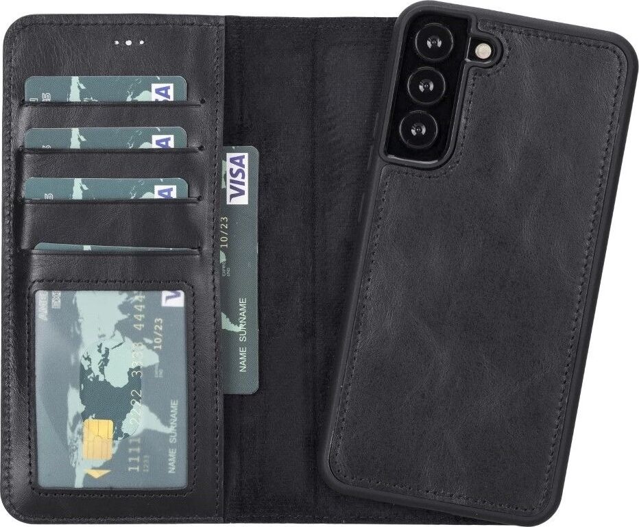 Samsung Galaxy S22 Plus Uyumlu Deri Cüzdanlı Kılıf Mwwn Rst1