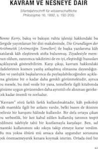 Fonksiyon Kavram Anlam: Seçme Makaleler