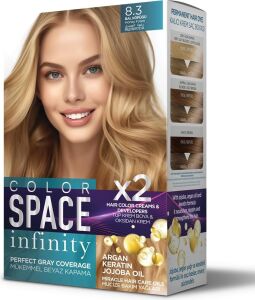 Space Infınıty Set Saç Boyası 8.3 Bal Köpüğü