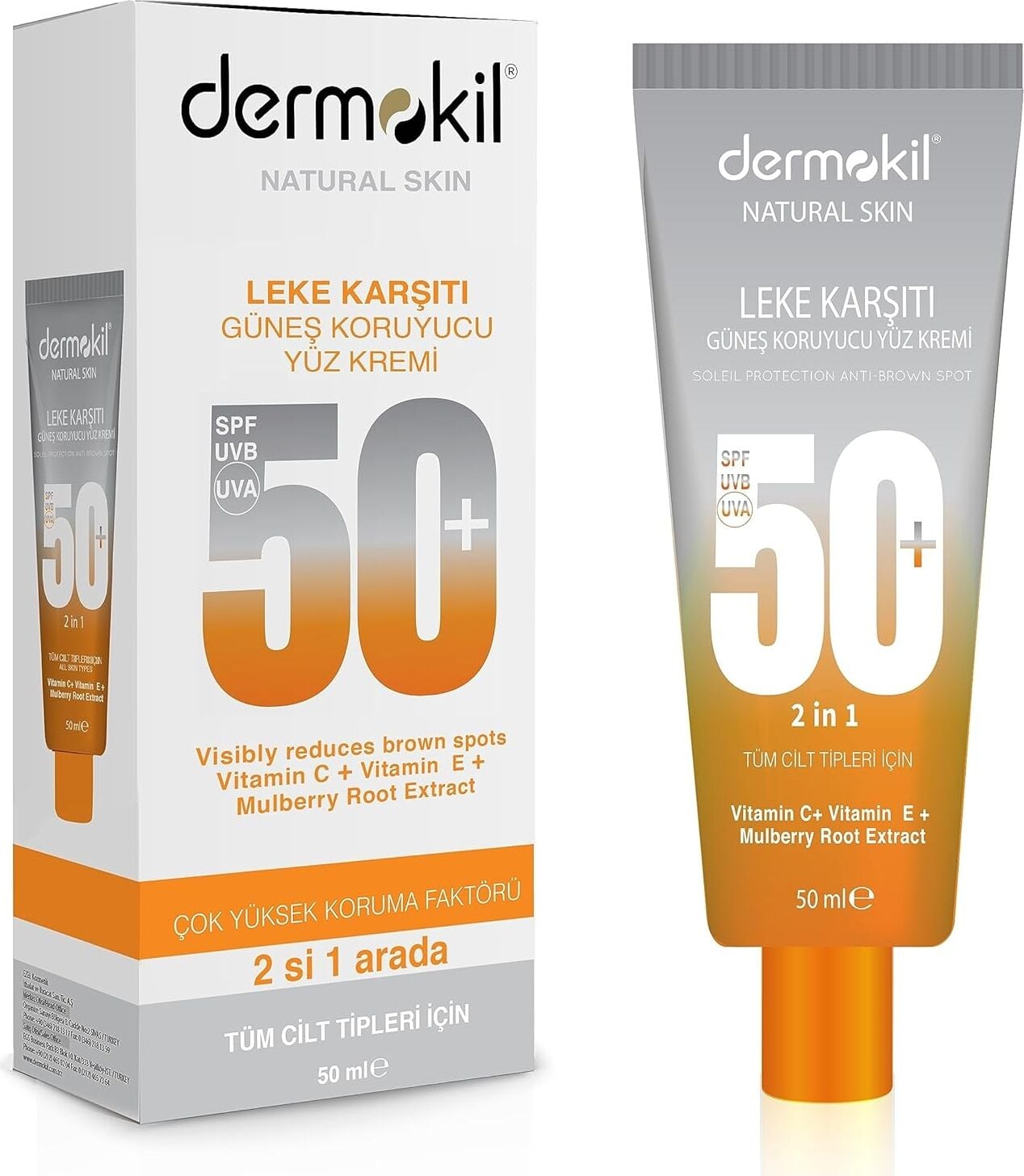 Leke Karşıtı Güneş Koruyucu Yüz Kremi 50 ml