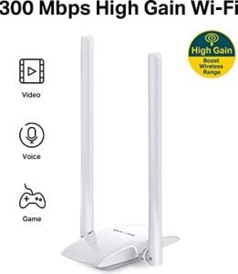 MW300UH, 300MBPS Yüksek Kazançlı Kablosuz USB Adaptörü