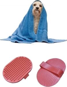 Ergonomik Masajlı Evcil Hayvan Kedi Köpek Yıkama Fırçası Aparatı