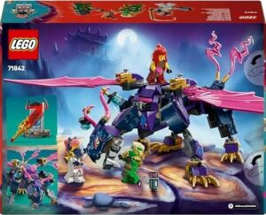 Usta Ejderha Rontu 71842-7 Yaş ve Üzeri Kız ve Erkek Çocuklar Için Mermi Atıcısı Olan Oyuncak Ejderha ve 4 Minifigür Içeren Yaratıcı Oyuncak Yapım Seti, Doğum Günü Hediyesi (381 Parça)