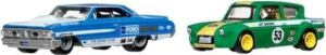 1:64  Premium Car Culture 2'li Paket Ford Custom 64 Galıxıe 500-67 Ford Anglıa Racer HBL96 - JHW50