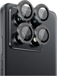 Xiaomi Redmi Note 14 Pro Kamera Lens Koruyucu Cam Filmi – Safir (Sapphire) | Üstün Koruma & Maksimum Şeffaflık (Siyah (Black))