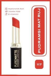 Powder Lipstick No: 117 - Nemlendirici Pudramsı Mat Ruj