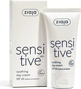 Ziaja Sensitive Yatıştırıcı Gündüz Kremi Spf 20, Hassas Cilt Serisi, 50 ml