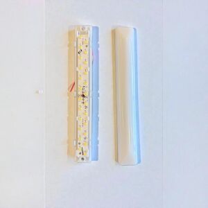 50'li Paket 24V Tente LED Aydınlatma Armatür 20CM -Oval TABAN-BEYAZ(6500K)