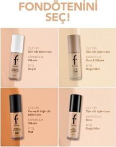 Invisible Cover Hd Hafif Yapılı & Yarı Parlak Bitişli SPF30 Fondöten 120 Hney