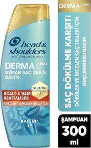 & Shoulders Dermaxpro Scalp & Hair Revitaliser Dökülme ve Kepek Karşıtı Şampuan Kafein ve Seramid ile 300ML